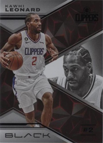 2022-23 Panini Black - Kawhi Leonard #28