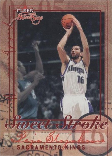 2004-05 Fleer Sweet Sigs - Peja Stojakovic #3 SS