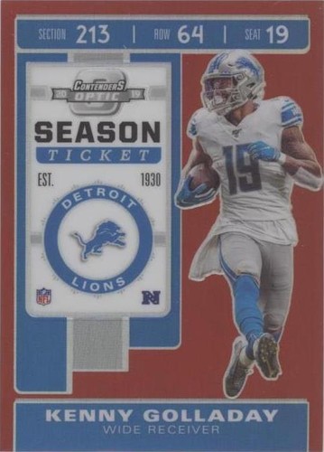2019 Panini Contenders Optic Kenny Golladay #67