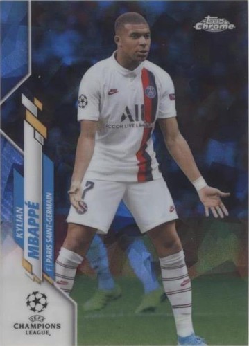 2019-20 Topps Chrome UCL Sapphire Edition Kylian Mbappé #26