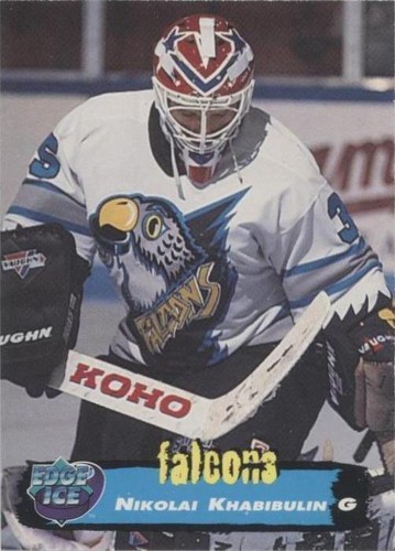 1995-96 Collector's Edge Ice - Nikolai Khabibulin #70