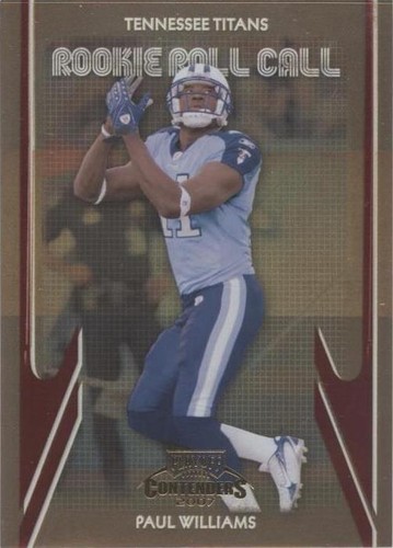 2007 Playoff Contenders Paul Williams #RRC-24