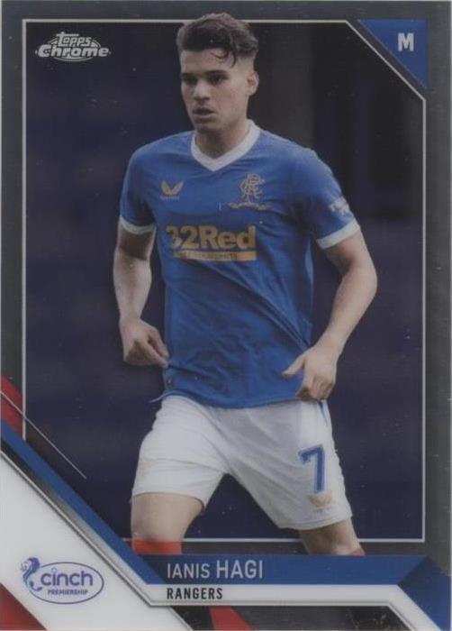 2021-22 Topps Chrome SPFL Scottish Premier League Ianis Hagi #10