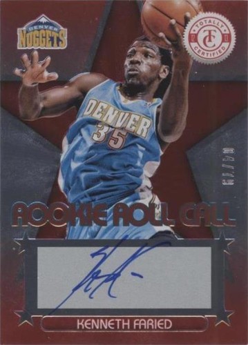 2012-13 Totally Certified - Kenneth Faried #9
