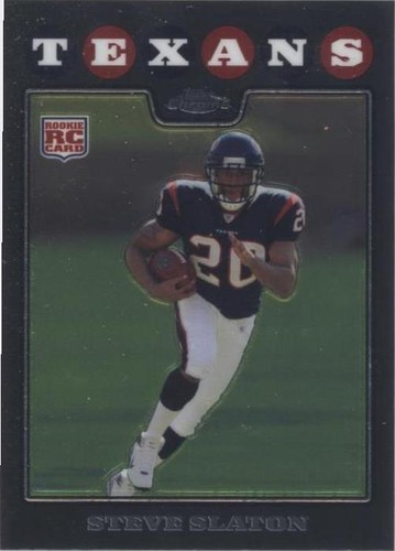 2008 Topps Chrome Steve Slaton #TC190