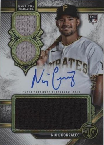 2024 Topps Triple Threads - Nick Gonzales #RAR-NG
