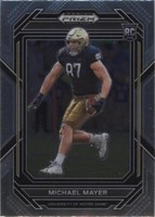 2023 Panini Prizm Draft Picks Michael Mayer #155