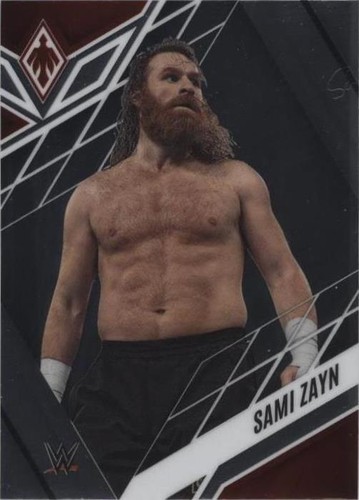 sazanamisannnn　＋ピンク 2023 WWE Panini Chronicles - Sami Zayn - Luminance - Pink