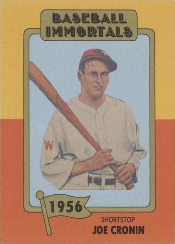 1980-84 SSPC Baseball Immortals 1st Printing - Joe Cronin #80