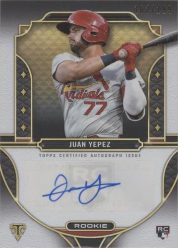 2022 Topps Triple Threads - Juan Yepez #RA-JY