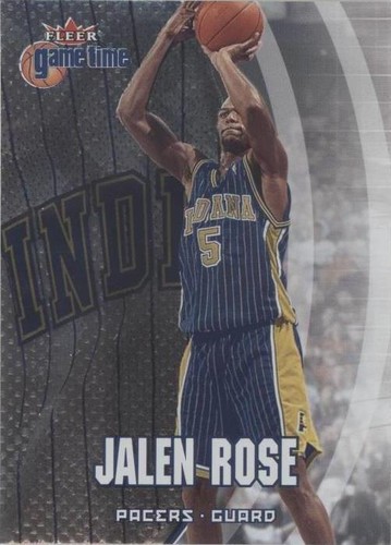 2000-01 Fleer Game Time - Jalen Rose #26
