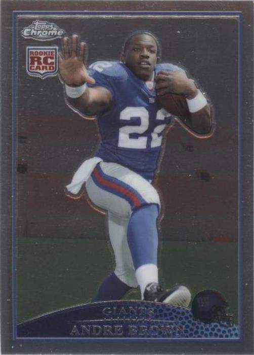 2009 Topps Chrome Andre Brown #TC153
