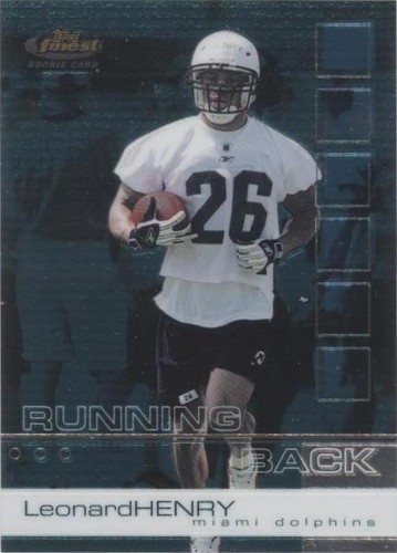 2002 Topps Finest Leonard Henry #93
