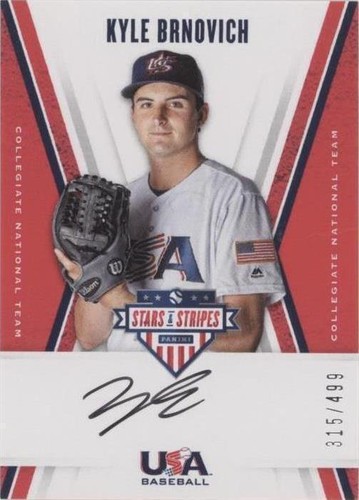 2019 Panini USA Baseball Stars & Stripes - Kyle Brnovich #CNT KB