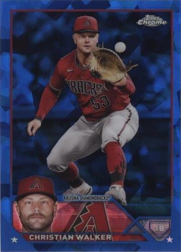 2023 Topps Chrome Sapphire Edition - Christian Walker #639