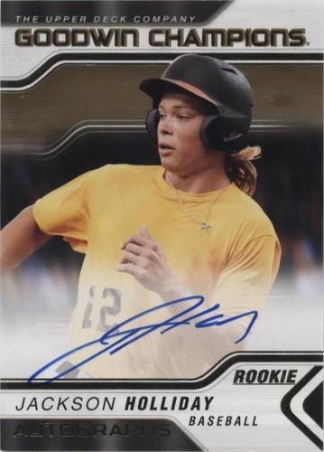 Jackson Holliday 2023 Goodwin Champions Rookie Card RC #85 Orioles 