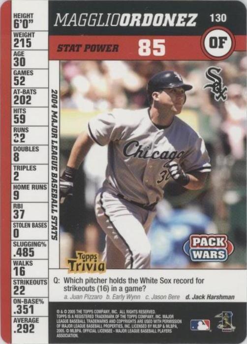 2005 Topps Pack Wars - Magglio Ordonez #130