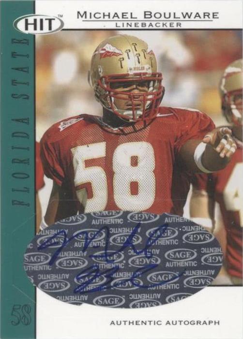 2004 SAGE Hit Michael Boulware #A26