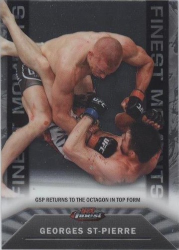 2013 Topps Finest UFC - Georges St-Pierre #FM-20