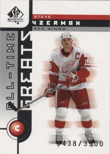 2001-02 SP Authentic - Steve Yzerman #97