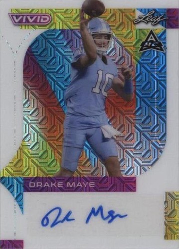 2023 Leaf Vivid Drake Maye #BA-DM1