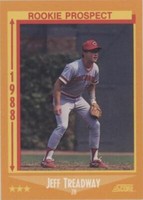 1988 Score - Jeff Treadway #646