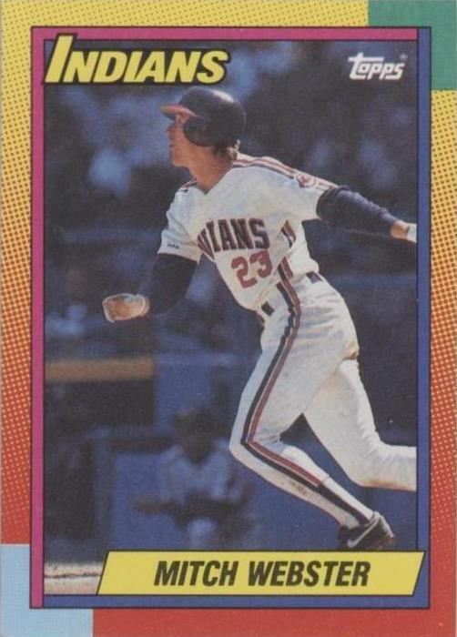 1990 Topps Traded - Mitch Webster #127T