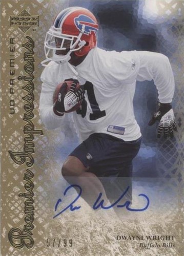 2007 UD Premier Dwayne Wright #PI-DW