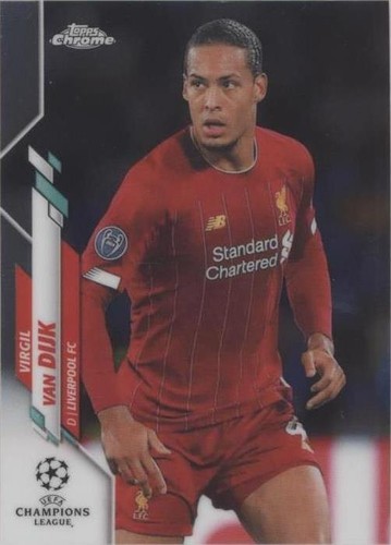 2019-20 Topps Chrome UCL Virgil van Dijk #50