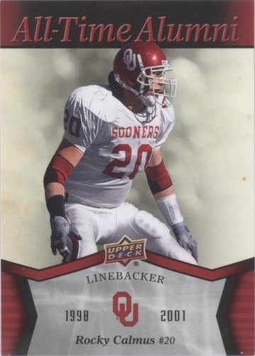 2011 Upper Deck University of Oklahoma Rocky Calmus #ATA-RC