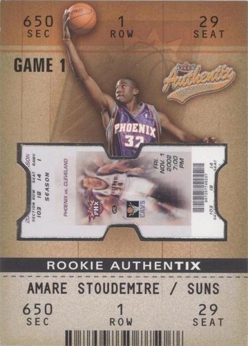 2002-03 Fleer Authentix - Amar'e Stoudemire #118