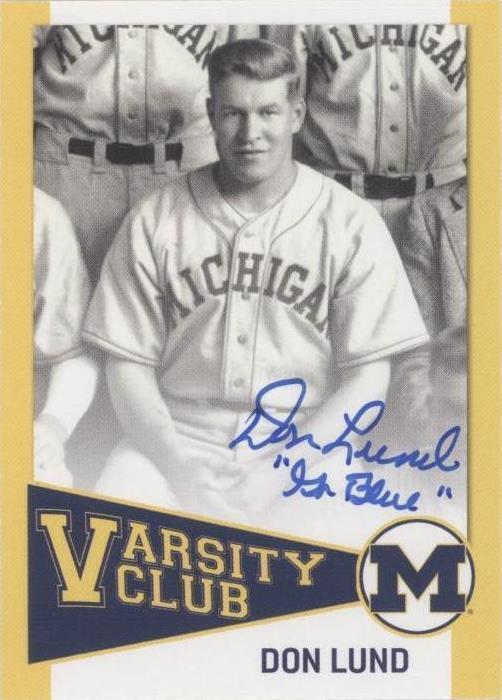 2004 TK Legacy Michigan Wolverines - Don Lund #VCB2