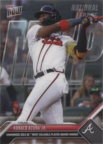 2023 Topps Now RONALD ACUNA JR. #OS-17 - NL MVP - BRAVES | eBay