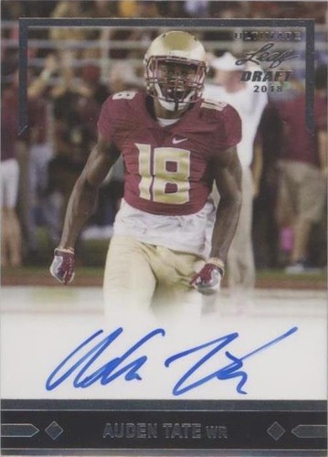 2018 Leaf Ultimate Draft Auden Tate #GLR-AT1