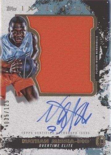 2021-22 Topps Inception OTE Overtime Elite - Nathan Missia-Dio #IAJPC-NMD