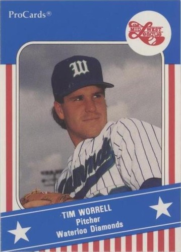 1991 ProCards Midwest League All Star Game - Tim Worrell #MWL 31