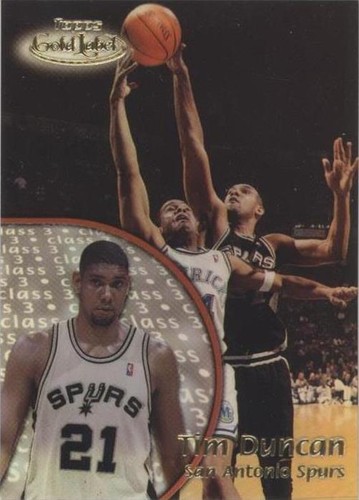 2000-01 Topps Gold Label - Tim Duncan #10
