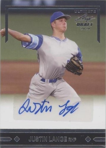 2020 Leaf Ultimate Draft - Justin Lange #GLR-JL1