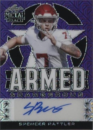 2022 Leaf Metal Draft Spencer Rattler #AD-SR1