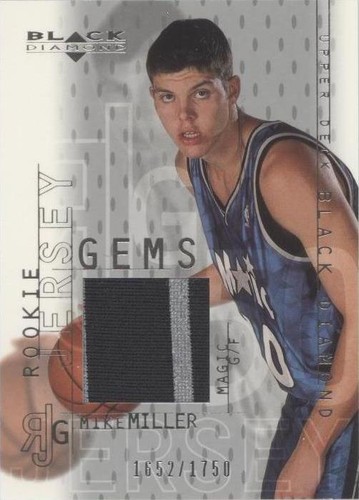 2000-01 Upper Deck Black Diamond - Mike Miller #126
