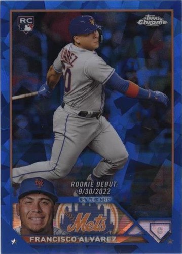 2023 Topps Chrome Update Series Sapphire Edition - Francisco Alvarez #USCS158