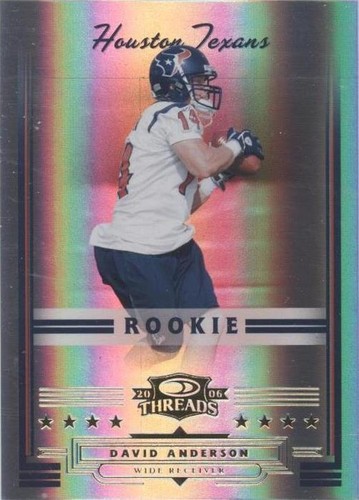 2006 Donruss Threads David Anderson #181