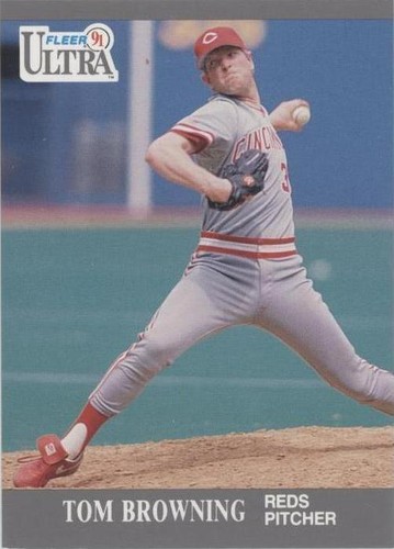 1991 Fleer Ultra - Tom Browning #89