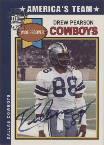 2004 Topps All-Time Fan Favorites Drew Pearson #DPE