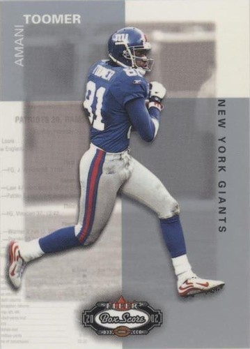 2002 Fleer Box Score Amani Toomer #56