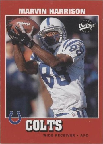 2001 Upper Deck Vintage Marvin Harrison #72