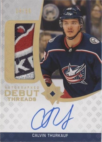 2020-21 Upper Deck Ultimate Collection - Calvin Thurkauf #ADT-CT