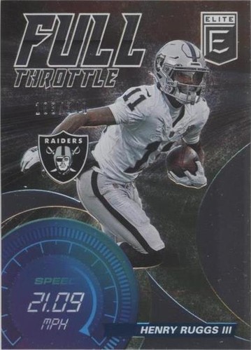 2021 Panini Donruss Elite Henry Ruggs III #FT7