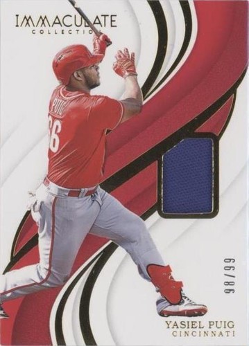 2019 Panini Immaculate Collection - Yasiel Puig #145