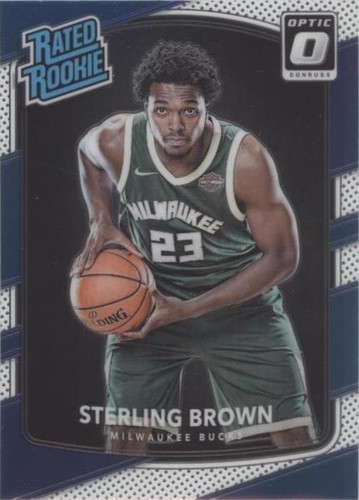 NBAカード STERLING BROWN STERLING BROWN 2017-18 Panini Prizm Rc #188 Milwaukee Bucks
